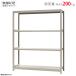 �X�`�[�����b�N ��150 ���s45 ����180cm 4�i �X�`�[���I �Ɩ��p ���[ �y���ʃ��b�N200kg �P�� �A�C�{���[ 200kg/�i