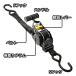 ��������� �^�C�_�E���x���g �ג��߃x���g ���b�V���O�x���g 2�{�Z�b�g 25mm�~3m ���`�F�b�g�� S�t�b�N �Œ�o���h �o�C�N �T�[�t�{�[�h �����z�� �֘A�摜2