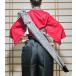 KiumiToys sword sack . sack peace pattern portable carry bag back strap shoulder .. attaching fake sword iai katana bamboo sword Japanese sword decoration with strap width 15cm SB03