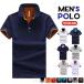  рубашка-поло мужской Golf рубашка кнопка down одноцветный надеты .. короткий рукав casual tops воротник имеется спорт Golf симпатичный . пот скорость .