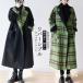 Пальто Честерфилд женский пальто зима боа пальто длинное пальто двусторонний в клетку длинный Cesta - внешний большой размер свободно осень-зима 