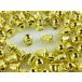 *. круглый * серьги catch 100 шт Gold 6mmx5mm внутри часть силикон catch серьги детали металлические принадлежности (AP0193)