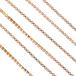  Nailparts цепь Gold 2mm 100cm жемчуг декоративный элемент resin нейл-арт гель ногти ручная работа детали BD3163