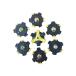 10pcs �C�G���[ �S���t �N���[�g �`�����v �X�p�C�N �X�e�B���K�[ �V���[�Y ���� �X�p�C�N�e �֘A�摜1