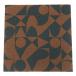 [ new goods ] mina perhonen / mina perhonen | 2022-23AW | water sound total pattern fabric board box attaching | Brown 