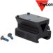Trijiconto Rige темно синий высокий pikati колено крепление Adapter for Trijicon RMR/SRO - Colt Thumbscrew 1/3 Lower Cowitness AC32062