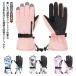  лыжи перчатка Junior детский для взрослых лыжи перчатки сноуборд для отражающий лента имеется мотоцикл защищающий от холода перчатка лыжи для . способ обратная сторона боа водонепроницаемый теплоизоляция предотвращение скольжения для мужчин и женщин po