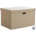  хлопок linen ткань место хранения box складной покрытие место хранения box Home одежда место хранения box хлопок .linen бежевый XXL аккуратный место хранения 