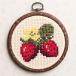 o обод Pas Cross стежок .... комплект маленький обруч клубника ( обруч есть ) [ вышивка комплект ]