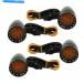 󥫡 Suzuki Boulevard C50 M50 C90ῧLED󥷥ʥ饤Black Bullet4 4PCS For Suzuki Boulevard C50 M50 C90 Amber LED Turn S