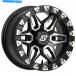 ۥ ֥åW /ù147,4 / 156,4 + 3ɥʥץå6ӡɥåۥ - A72M47056-43S Black w/Machined 14x7, 4/156, 4+3 Sedon