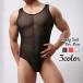  боди Leotard внутренний мужской джентльмен для мужчина нижнее белье прозрачный .. чувство racy сетка sexy модный рестлинг одежда type верх и низ один 