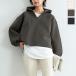 f-ti- Parker тянуть over вязаный tops женский капот casual осень-зима C6287