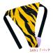  fundoshi lady's shorts woman for women T-back bikini Tiger . Zebra Ram Chan yellow black animal pattern 