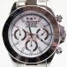 TECHNOS テクノス メンズウォッチ クロノグラフ ホワイトダイヤル デイト メンズ QZ クォーツ 腕時計 TSM401SW MT1788　未使用品（買取品）