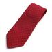 LOUIS VUITTON Louis * Vuitton галстук красный M75299.. ширина 7.5cm мужской б/у 