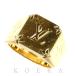 LOUIS VUITTON Louis * Vuitton GP монограмма sig сеть кольцо кольцо * кольцо M80191 21 номер мужской б/у 