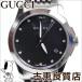 グッチ GUCCI YA126505 12Pダイヤ Gタイムレス レディースクォーツ 腕時計 SS ブラックシェル文字盤 シルバー/ステンレススチール/中古/質屋出店/MT992