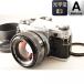 Canon AE-1 �V���o�[ �t�B�����J���� FD 55mm f/1.2 �P�œ_ �L���m��