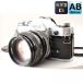 Canon AE-1 �V���o�[�t�B�����J���� + FD 50mm F1.4 S.S.C. �P�œ_�����Y