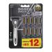 LIFELEX×DORCO 4 листов лезвие с заменяемым лезвием kami санки корпус + бритва 12 шт примерно ширина 158× глубина 30× высота 209mm
