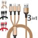 �[�d�P�[�u�� 3in1 1m Type-C Micro USB �^�C�vC