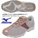  Mizuno MIZUNO/ дамский прогулочные туфли /LS801/ цвет : розовый /B1GF183164/ пара ширина :3E / внутри сторона застежка-молния имеется ... надеть обувь простой / женский 
