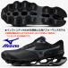  Mizuno / мужской бег обувь /ue-b Prophecy 15/WAVE PROPHECY 15/J1GC265131/ черный × темно-серый / пара ширина : немного тонкий. 2E/ возвращенный товар замена не возможна. товар 