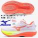  немедленная уплата возможность Mizuno MIZUNO/ дамский бег обувь /ue-b rider 30 SW/WAVE RIDER 30 SW/J1GW262071/ белый × коралл × желтый / пара ширина :2E