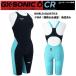 MIZUNO Mizuno /2025 год новейший / дамский .. для купальный костюм /.. для GX*SONIC 6 CR половина костюм /N2MGA70293/ черный × бирюзовый /FINA одобрение settled / легкий модель / возвращенный товар замена не возможна 