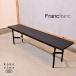 Francfranc franc franc la-mo обеденный bench натуральное дерево дуб материал длина стул steel in пыль настоящий Brooke Lynn стиль EG523