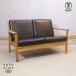 Karf машина fTlime+ отделка + 2seat sofa Северная Европа стиль дуб материал 2 местный . диван диван love sofa -2 -местный диван натуральный GA214