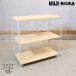  Muji Ryohin MUJI нержавеющая сталь 3 уровень единица полка простой современный полка витрины открытый подставка in пыль настоящий casual натуральный GF250