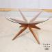 Sika Mobler олень mobla- Spider нога кофе стол щеки материал Северная Европа Vintage Дания стекло Mid-century GH112