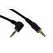  стерео Mini штекер кабель 3.5mm ( мужской - мужской одна сторона L type ) 0.5m LAV-AS05L