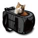  кошка . портативный Carry чёрный черный 46L x 25W x 25H cm