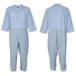 BBbasic уход комбинезон пижама женщина мужчина передний открытие .... меры простой подгузники ... голубой S размер 