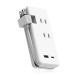  Elecom разветвитель USB кабель место хранения 15W розетка ×3 выход USB-A×1 порт USB-C×1 порт белый ECT-1802W
