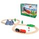 BRIO WORLD ( желтохвост o world ) пар двигатель to дождь комплект 36017 все 24 деталь объект возраст 3 лет ~ ( электромобиль обе электропоезд игрушка 