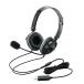  Elecom headset проводной USB Mike обе уголок over head 1.8m складной 40mm driver черный HS-HP20UBK