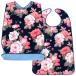 FiBiC уход для фартук 2 листов комплект взрослый bib . человек еда получить li - bili водонепроницаемый безопасность помощь уход объект (2 розовый цветок )