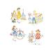 [A-Z дизайн ]LE GRAND ALPHABET "LES PETITES PARISIENNE"( маленький *pa Rige .nn)