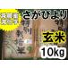 【玄米】【令和元年産　新米】　佐賀県白石産　特別栽培米　玄米　さがびより　５ｋｇ×２