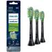  Philips Sonicare электрический зубная щетка заменяемая щетка premium белый stain удаление постоянный размер черный 3 шт. комплект оригинальный товар стандартный товар HX9063/96