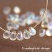 Чехия бисер Drop примерно 4×6mm Aurora crystal примерно 30 шт ... прозрачный прозрачный Чехия стекло материал ручная работа детали .sizk Teardrop ширина дыра 