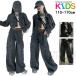  темно-серый Denim костюм жакет короткий длинный рукав Kids танцевальный костюм выставить девочка Dance одежда stage костюм hip-hop ребенок одежда Cheer девушка to