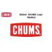 CHUMS �^ �`�����X   Sticker CHUMS Logo Medium �X�e�b�J�[�`�����X���S�~�f�B�A��(�G��/�X�e�b�J�[)