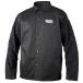 Lincoln Electric unisex adult Traditional Split Leather Sleeved Welding Jacket, Black, Medium US