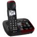 PANASONIC Link2Cell KX-TGM430B Bluetooth Amplified Cordless Phone with Digital Answering Machine Talking Caller ID Keypad and Phonebook - 1 Handset (B
