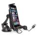 iBolt iPro2 MFI Approved Car / Desk Dock / Mount / Charger / for iPhone 5 / 5c / 5s / 6 / 6+ with integrated Lightning Cable - Retail Packaging - Blac